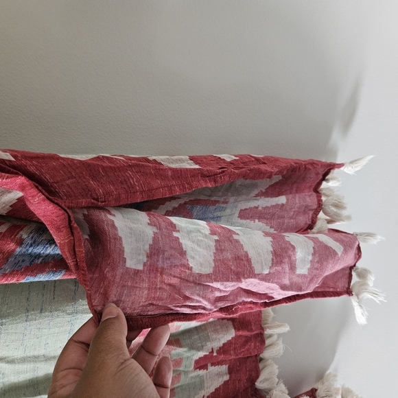 Double D Ranch Green Aztec Print Love The World Away Poncho Size L/XL - Picture 14 of 15